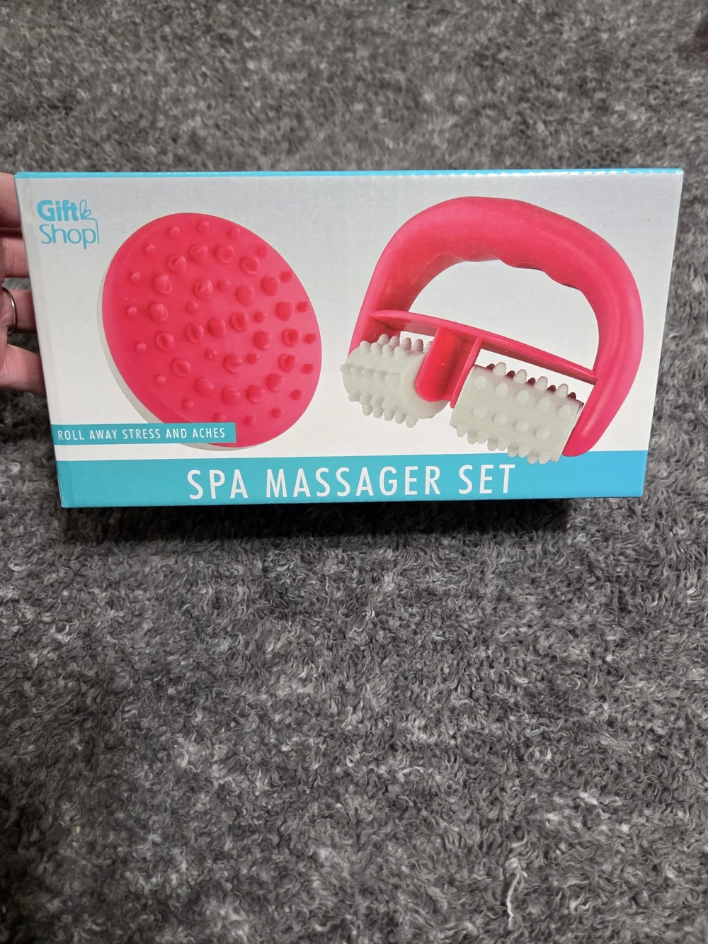 Pink Spa Massager Set - Bath & Skin Care